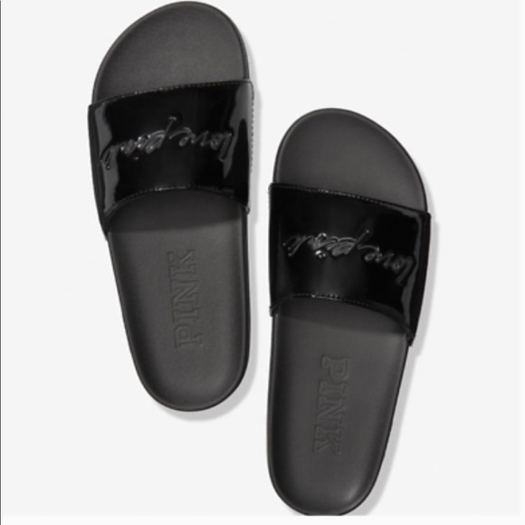 PINK Victoria's Secret Shoes - SOLD! Victoria's Secret Pink Single Strap Slides